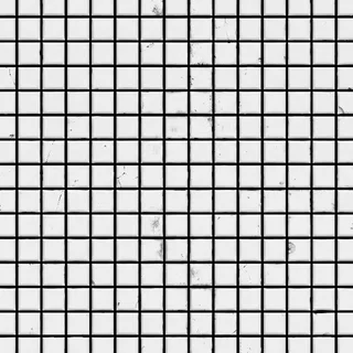 Aged ivory ceramic mosaic tiles 02 Height map