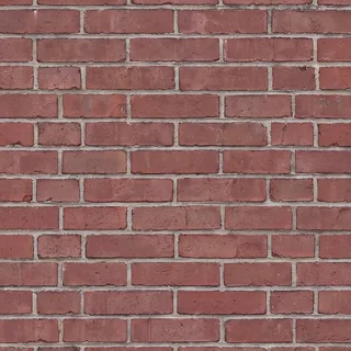 Aged red brick with pale mortar 02 Diffuse / Albedo map