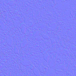 Autumn leaf-covered gravel 01 Normal map