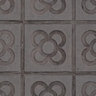 Barcelona Flower Pavers Diffuse / Albedo map