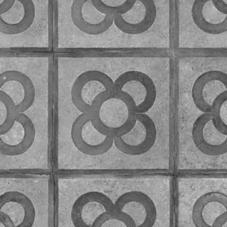 Barcelona Flower Pavers Height map