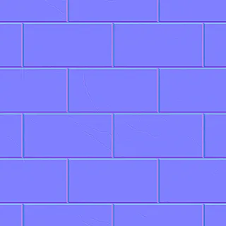 Blue grey slate pavers 01 Normal map