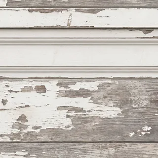 Chipped white-painted wood trim sheet 01 Diffuse / Albedo map