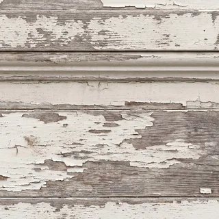 Chipped white-painted wood trim sheet 02 Diffuse / Albedo map