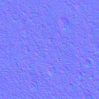 Coarse thaw-and-refreeze snow 01 Normal map