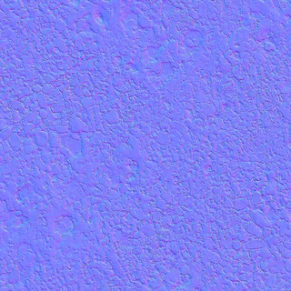 Coarse thaw-and-refreeze snow 02 Normal map