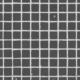 Cobalt blue bathroom mosaic 01 Roughness map