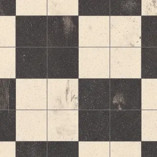 Cream and charcoal geometric floor tiles 02 Diffuse / Albedo map