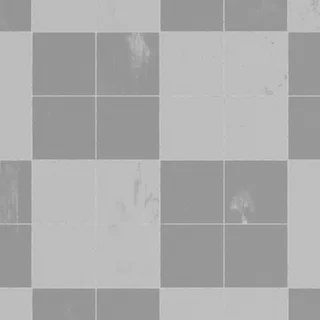 Cream and charcoal geometric floor tiles 02 Roughness map