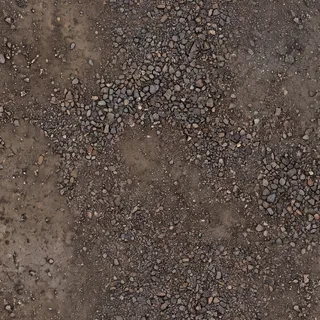 Dark compacted gravel 01 Diffuse / Albedo map