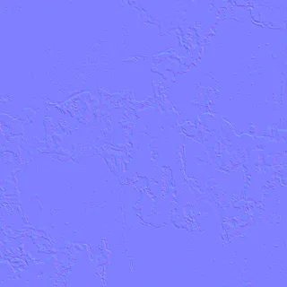 Dark oxidized metal fittings 02 Normal map