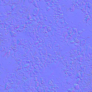 Frozen muddy ground 01 Normal map