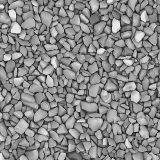 Mixed fine gravel 02 Height map