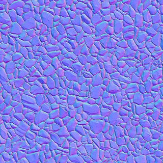 Mixed fine gravel 02 Normal map