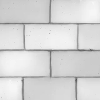 Off-white painted concrete block wall 02 Height map