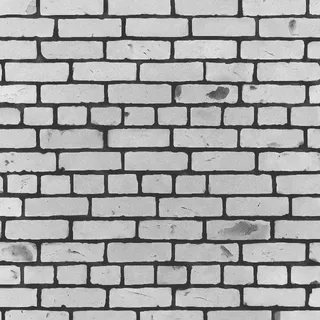 Old Red Brick Wall Height map