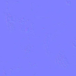 Oxidized reddish sheet metal 01 Normal map