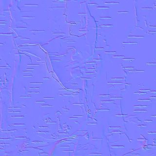 Peeling white birch bark 02 Normal map
