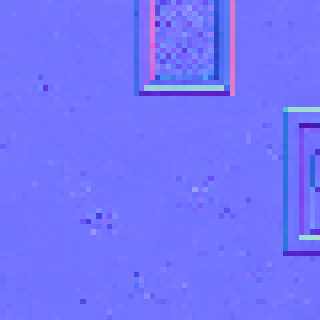 QUORUM Service Door Surface Normal map