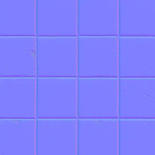 Russet textured ceramic floor tiles 01 Normal map