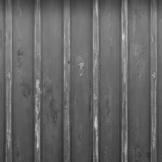 Rust-red corrugated roof 01 Metallic map
