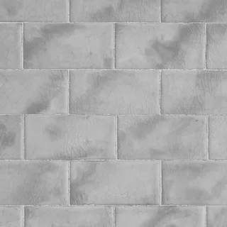 Vintage mottled grey ceramic tiles 02 Roughness map
