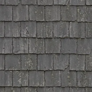 Weathered grey-green roof shingles 02 Diffuse / Albedo map