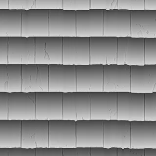 Weathered grey-green roof shingles 02 Height map