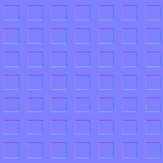 Weathered white-painted timber lattice 01 Normal map