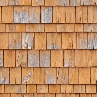 Weathered wood roof shingles 01 Diffuse / Albedo map