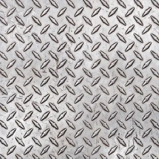 Worn diamond tread aluminium 02 Diffuse / Albedo map