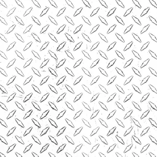 Worn diamond tread aluminium 02 Metallic map