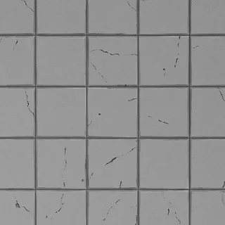 Worn grey speckled platform tiles 02 Height map