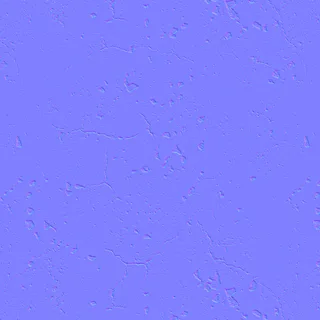 Worn yellow road-marking paint 02 Normal map