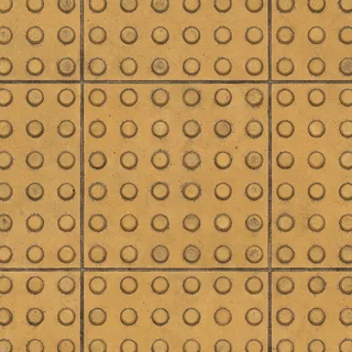 Worn yellow tactile stud paving 02 Diffuse / Albedo map