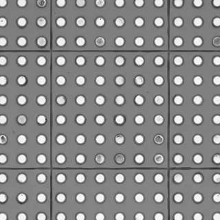 Worn yellow tactile stud paving 02 Height map
